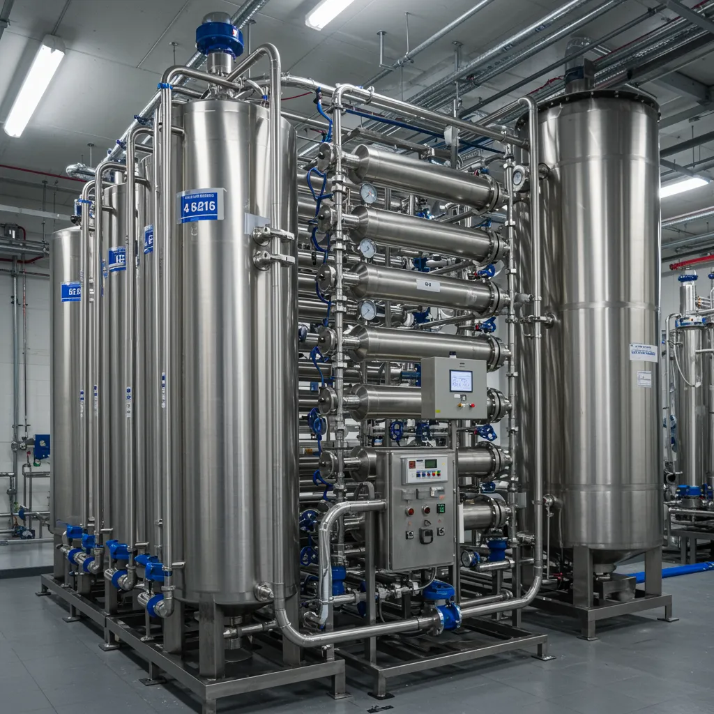 sistema de desmineralização de água